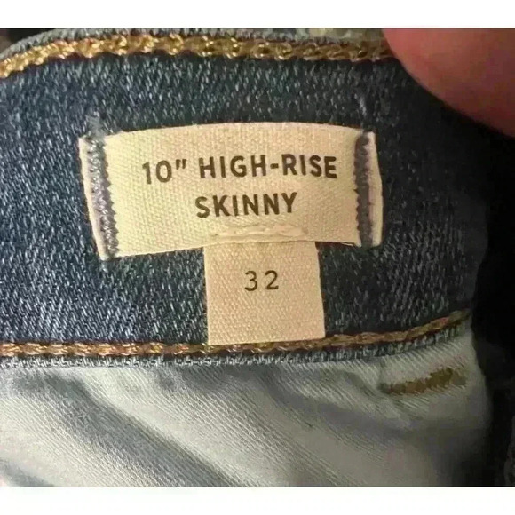 Women’s Madewell High-Rise Skinny Jeans Size 32 - Picture 4 of 4